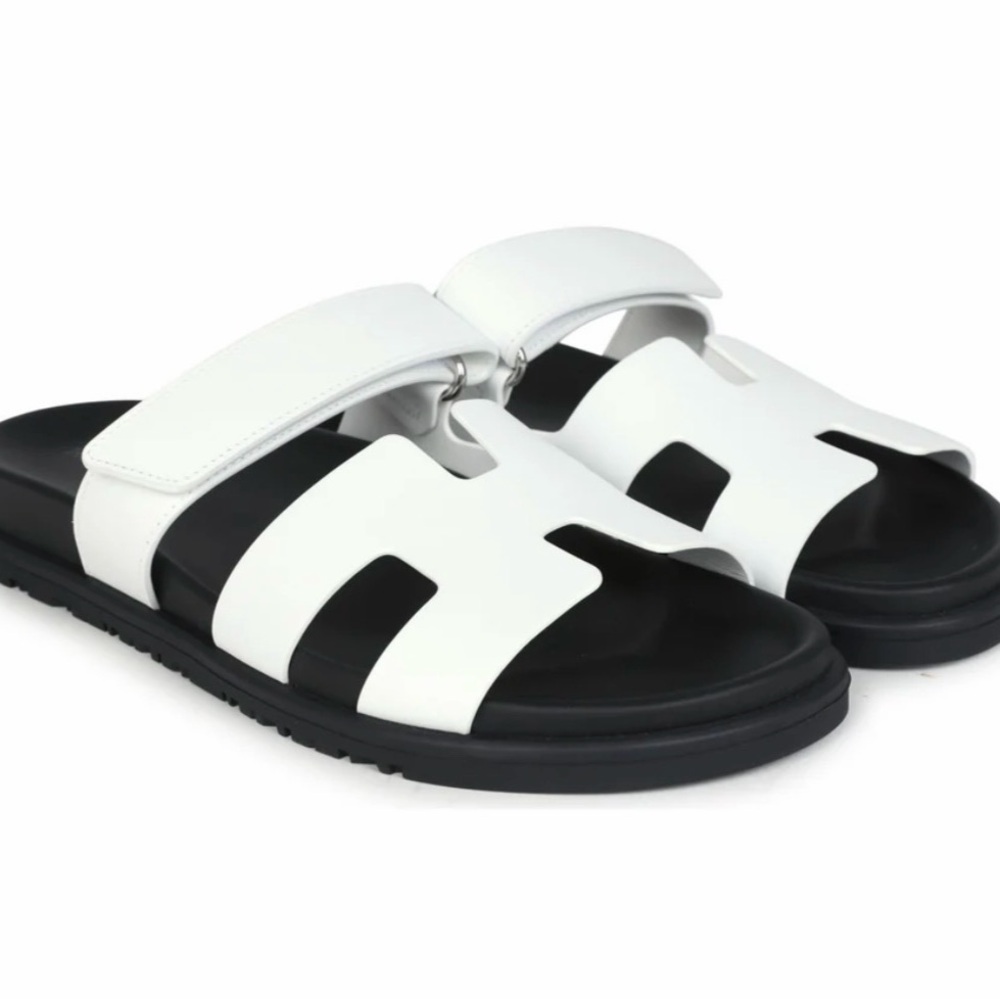 Hermes Chypre BRAND NEW Black & White Size 37